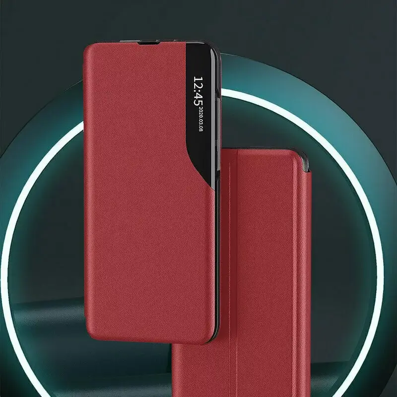 Husa Tip Carte iPhone 14 Rosu TCHEFD [7]