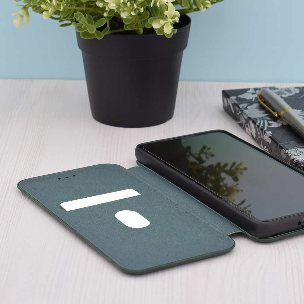 Husa Tip Carte Samsung Galaxy A05  cu Flip Magnetic Verde TSWP [3]