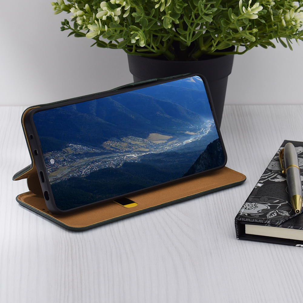 Husa Tip Carte Samsung Galaxy A05  cu Flip Magnetic Verde TSWP [3]