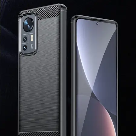Husa Xiaomi 12 Carbon Negru Techsuit [5]