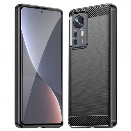 Husa Xiaomi 12 Carbon Negru Techsuit [6]