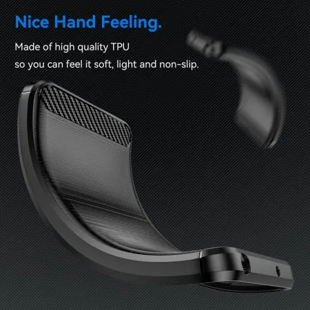 Husa Xiaomi Redmi 12C Carbon Negru Techsuit [4]