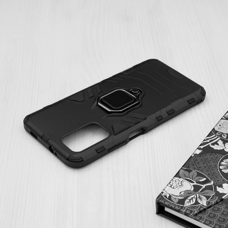 Husa Xiaomi Redmi 9T Antisoc cu Inel Negru Techsuit SS [4]