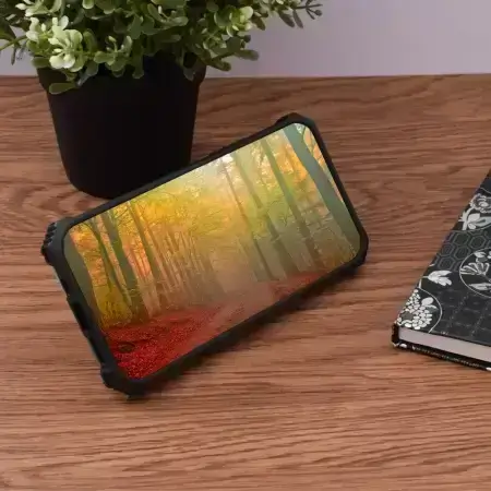 Husa Xiaomi Redmi Note 10 / 10S Antisoc Cu Inel Stand Negru TechBlzr [7]