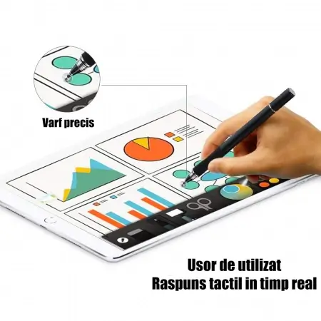 Pix pentru telefon / tableta Techsuit stylus pen 02 Negru [11]