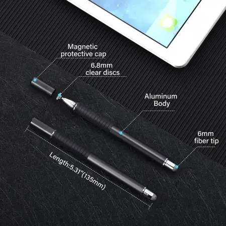 Pix pentru telefon / tableta Techsuit stylus pen 02 Negru [9]