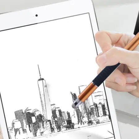 Pix pentru telefon / tableta Techsuit stylus pen 02 Negru [10]