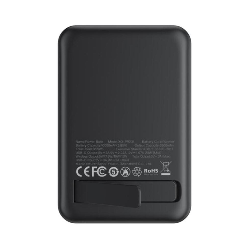 PowerBank 10000 mAh MagSafe/Holder, USB-C, Negru – XO [3]