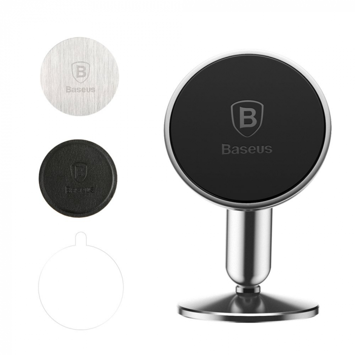 Suport Auto Magnetic pentru Bord Baseus Bullet (SUYZD-01) Negru [6]