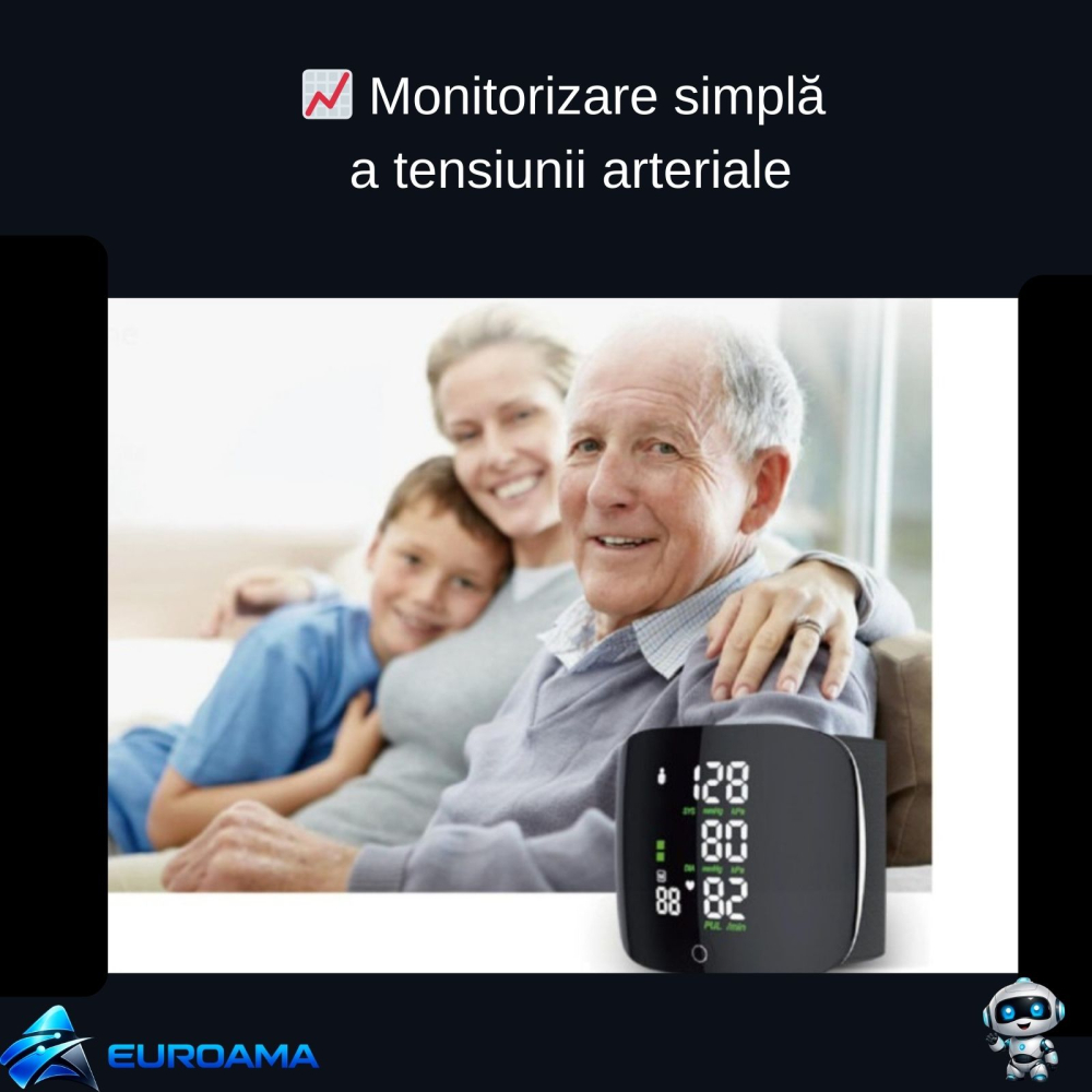 Tensiometru digital portabil pentru incheietura masurare tensiune arteriala XO RS02 [3]