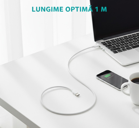 Cablu XO NB166 MicroUSB-USB Alb (5A) [1]