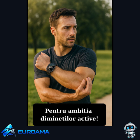 Ceas Smart J12 AMOLED IP68 Negru – XO [3]