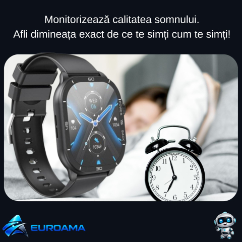 Ceas Smart J12 AMOLED IP68 Negru – XO [4]