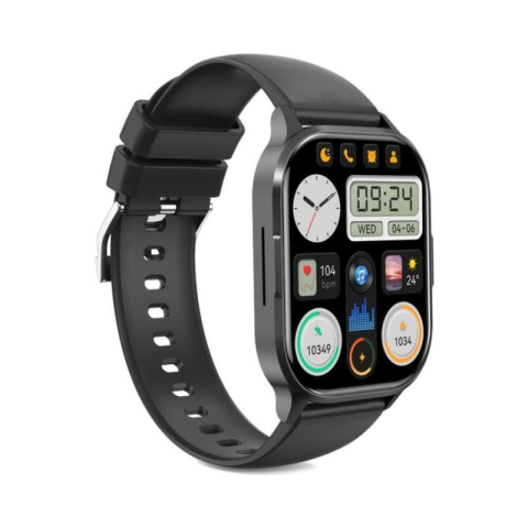 Ceas Smart Negru, Ecran AMOLED, Apeluri Bluetooth, Monitorizare Puls & Oxigen, IP67, Încărcare Wireless – XO J10 [4]