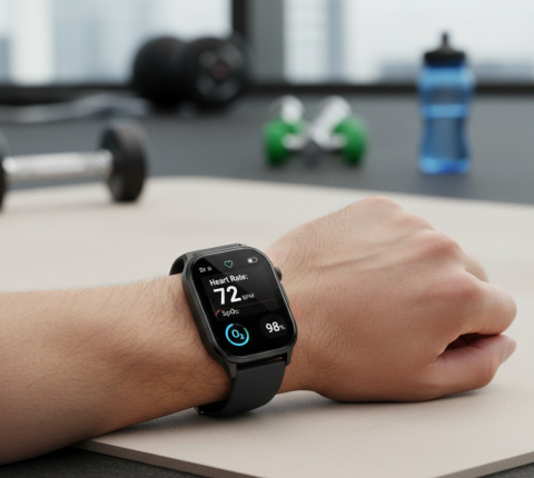 Ceas Smart Negru, Ecran AMOLED, Apeluri Bluetooth, Monitorizare Puls & Oxigen, IP67, Încărcare Wireless – XO J10 [4]