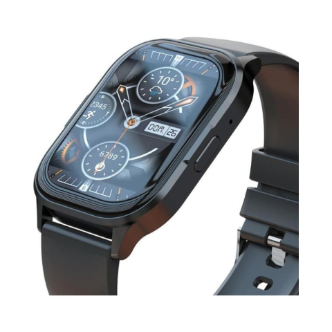 Gadgeturi - Ceas Smart Negru, Ecran AMOLED, Apeluri Bluetooth, Monitorizare Puls & Oxigen, IP67, Încărcare Wireless – XO J10