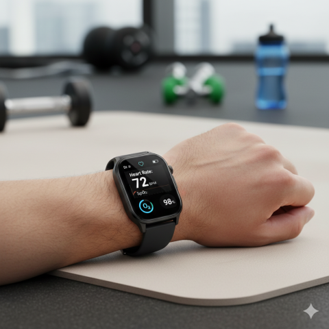 Ceas Smart Negru, Ecran AMOLED, Apeluri Bluetooth, Monitorizare Puls & Oxigen, IP67, Încărcare Wireless – XO J10 [3]