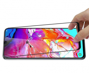 Folie Samsung Galaxy A70 2019 Full Glue Neagra OEM [1]
