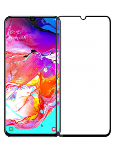 Folie Samsung Galaxy A70 2019 Full Glue Neagra OEM [2]