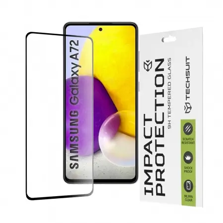 Folie Samsung Galaxy A72 5G sticla securizata 111D Negru [0]