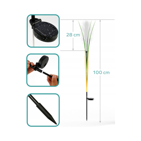 Lampă solară – decor natural pentru grădină Forever FLS-81 [1]