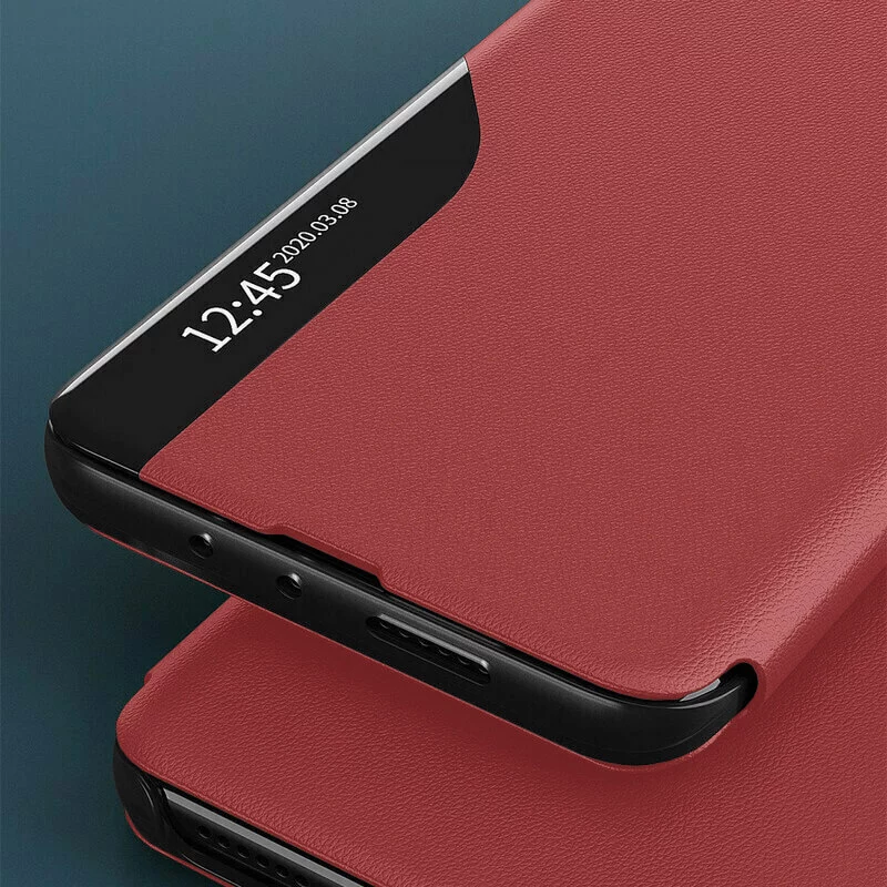 Husa Tip Carte Samsung Galaxy S20 Ultra Rosu TCHEFD [4]