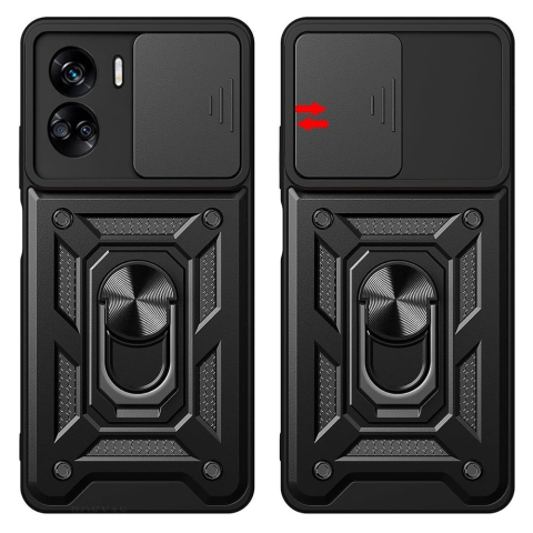 Husa Antisoc Honor 90 Lite Protectie Camera, Inel Stand, Negru – Techsuit TCSS [4]