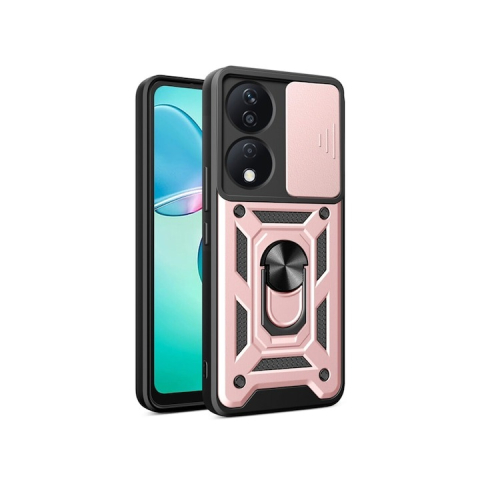 Huse Huawei - Husa Antisoc Honor X7b / X7b 5G / 90 SMART  cu Protectie Camera Roz TCSS