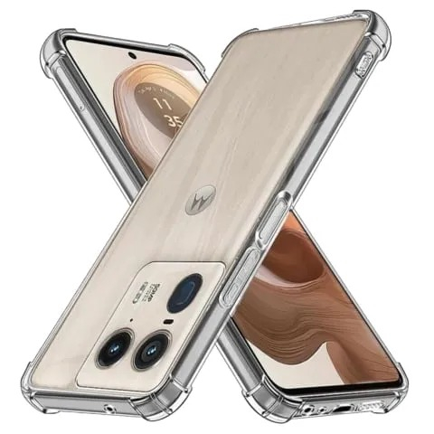 Accesorii telefoane - Husa antisoc Motorola Edge 50 Ultra silicon transparent TSHP