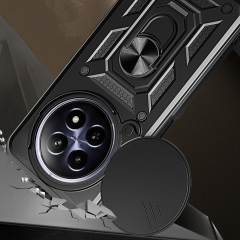 Husa Antisoc Oppo Reno12 F 4G / Reno12 F 5G / Reno12 FS  cu Protectie Camera Roz TCSS [2]