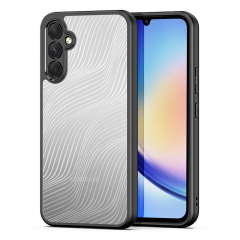 Huse Samsung - Husa Antisoc Samsung Galaxy A34 5G Negru Aimo DuxDucis