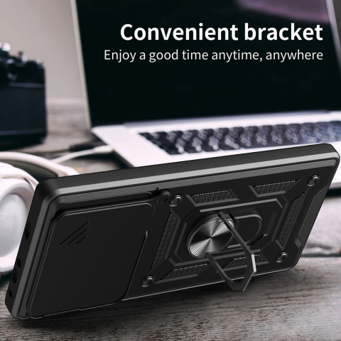 Husa Antisoc Xiaomi 14T cu Protectie Camera Verde TCSS [2]