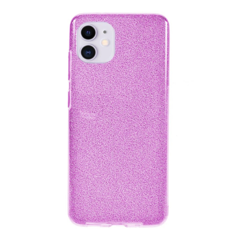 Huse iPhone 11 - Husa Apple iPhone 11 Sclipici Mov Silicon