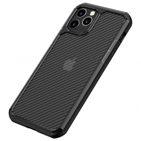 Husa Carbon Iphone 11 Pro Antisoc Negru Fuse [3]