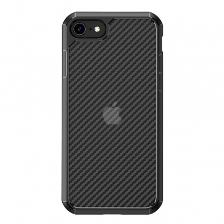 Husa Carbon iPhone 7 Negru Fuse [0]