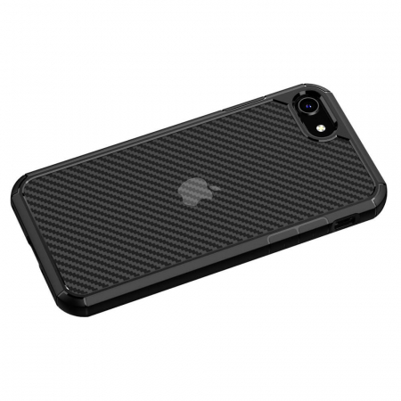 Husa Carbon iPhone 7 Negru Fuse [6]