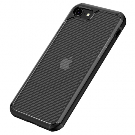 Husa Carbon iPhone 7 Negru Fuse [5]