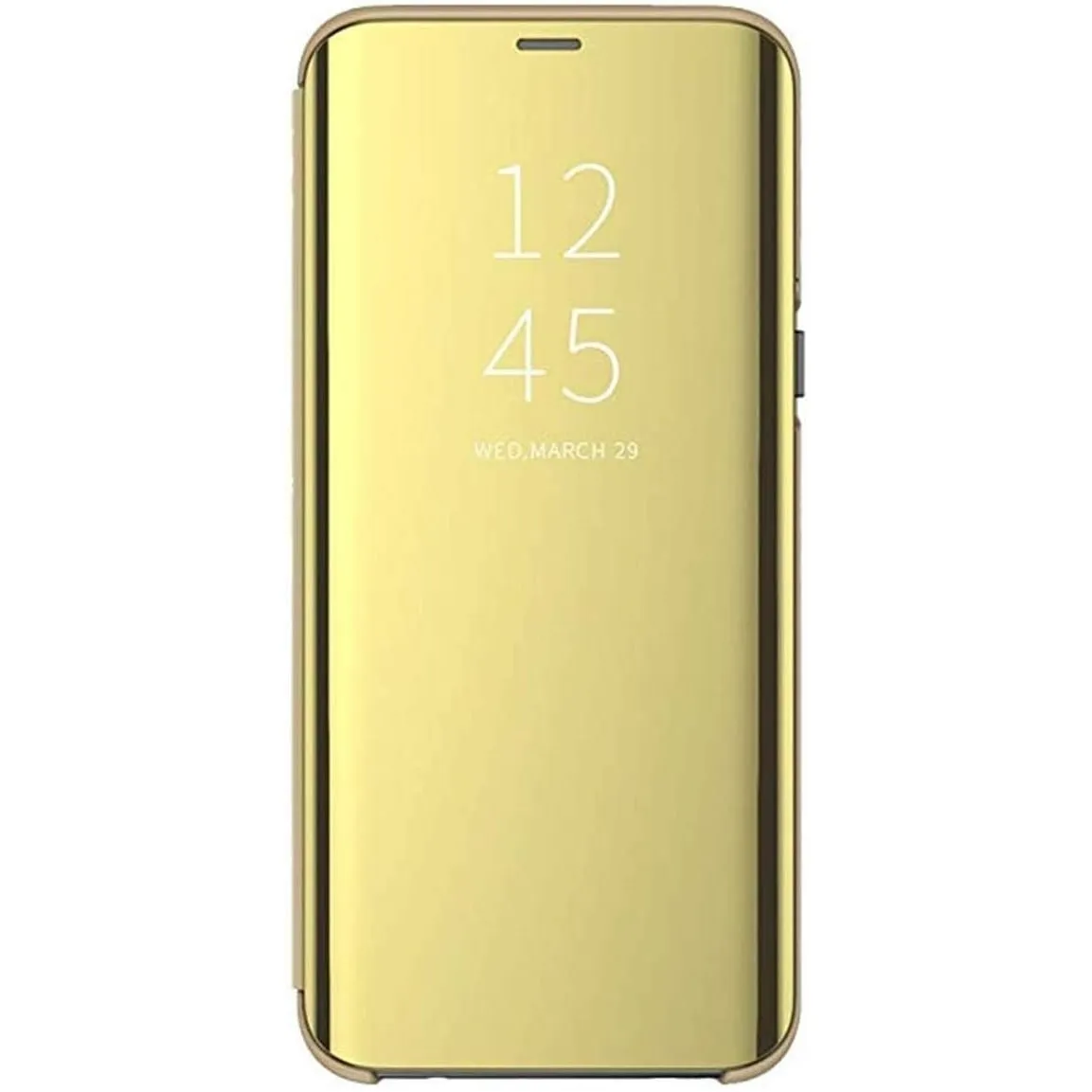 Husa Samsung Galaxy A01 2020 Clear View Gold [1]