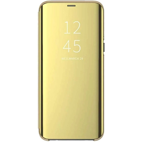 Husa Samsung Galaxy A01 2020 Clear View Gold [1]