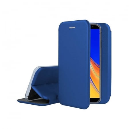 Husa Flip Samsung Galaxy A21S Tip Carte Magnetica Albastru Koff [3]