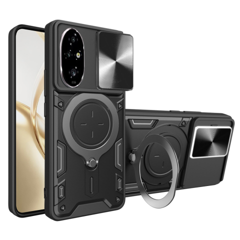 Huse Huawei - Husa Honor 200 Pro Antisoc cu Protectie Camera Negru TCGP