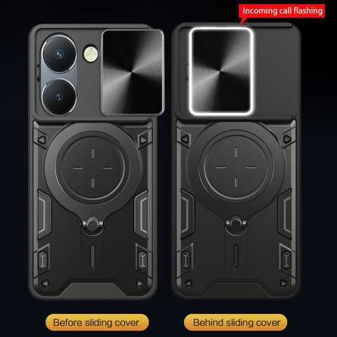 Husa Honor 200 Pro Antisoc cu Protectie Camera Negru TCGP [1]