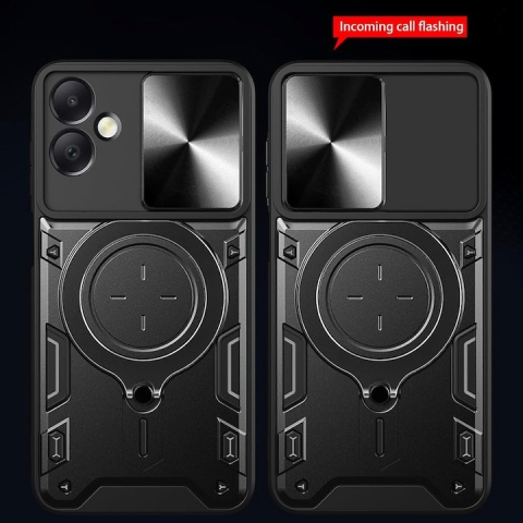 Husa Honor 200 Smart / X7c Antisoc cu Protectie Camera Roz Auriu TCGP [2]