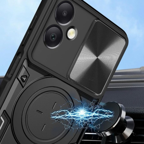 Husa Honor 200 Smart / X7c Antisoc cu Protectie Camera Roz Auriu TCGP [4]