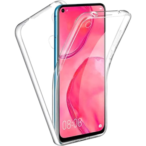 Huse Huawei P40 Lite E 2020 - Husa Huawei P40 Lite E Full Cover 360 Grade Transparenta