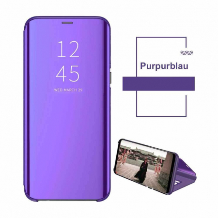 Husa Huawei Y5P 2020 Clear View Flip Standing Cover (Oglinda) Mov (Purple) [2]