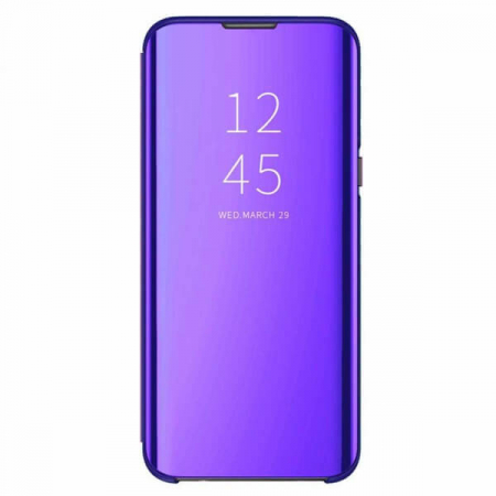 Husa Huawei Y6P 2020 Clear View Flip Standing Cover (Oglinda) Mov (Purple) [0]