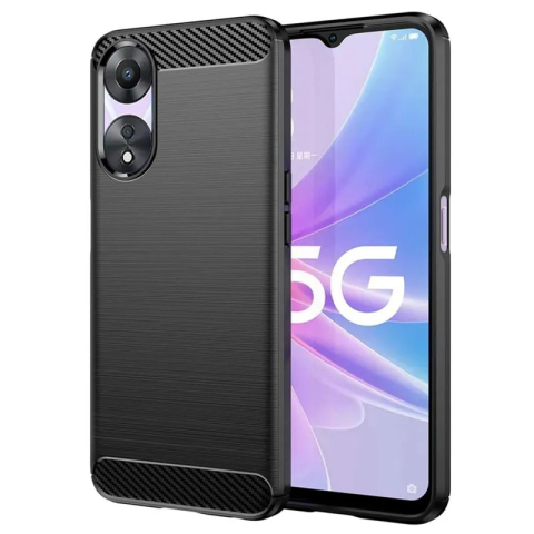 Huse Oppo - Husa Oppo A58 5G / A78 5G Carbon Negru Techsuit