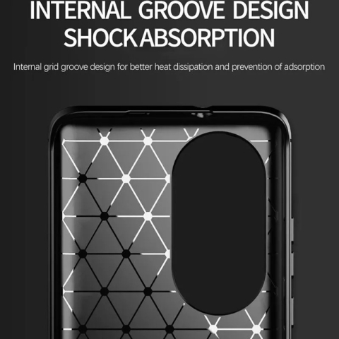 Husa Oppo A58 5G / A78 5G Carbon Negru Techsuit [3]