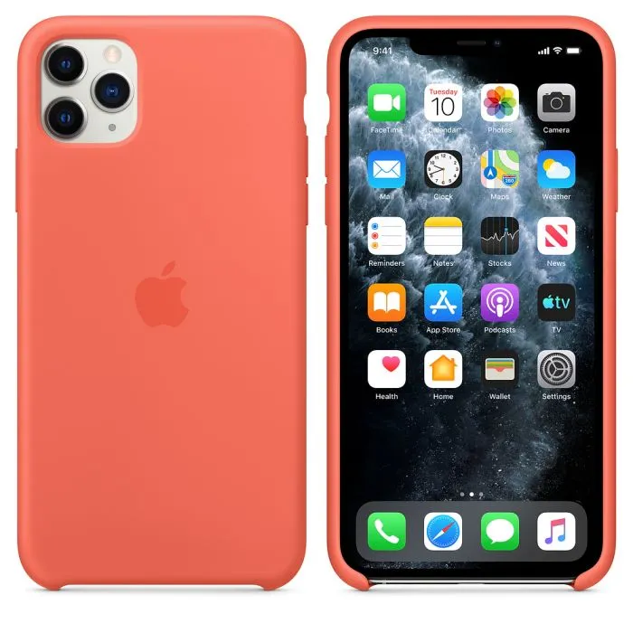 Husa pentru iPhone 11 Pro Silicon + Microfibra Roz [1]
